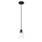 Z-Lite Annora 1 Light Mini Pendant, Matte Black & Clear 428MP-MB - alternate 5